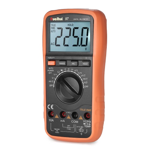 

RuoShui 3999 Counts Auto Range True RMS Многофункциональный цифровой мультиметр DMM с постоянным током постоянного тока Постоянный