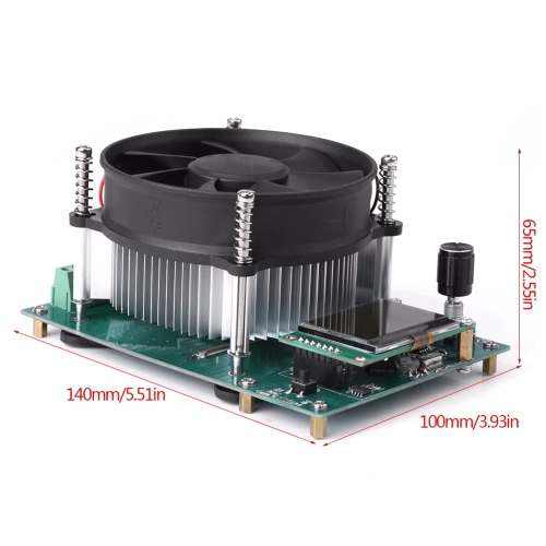

120W Constant Current Electronic Load 60V 10A Battery Discharge Capacity Tester Meter Module with LCD Display