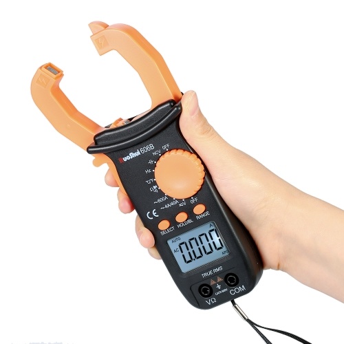 

RuoShui Digital Clamp Meter 3999 Counts Auto Range Портативный портативный мультиметр с ЖК-дисплеем с диагональю подсветки Измерение напряжения переменного / постоянного тока переменного тока Ток емкостного сопротивления Частота постоянного тока Диодный т