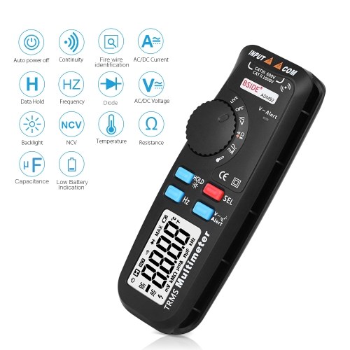 

BSIDE Digital Multimeter 6000 Counts Auto-Ranging Mini Multi Meter Voltmeter