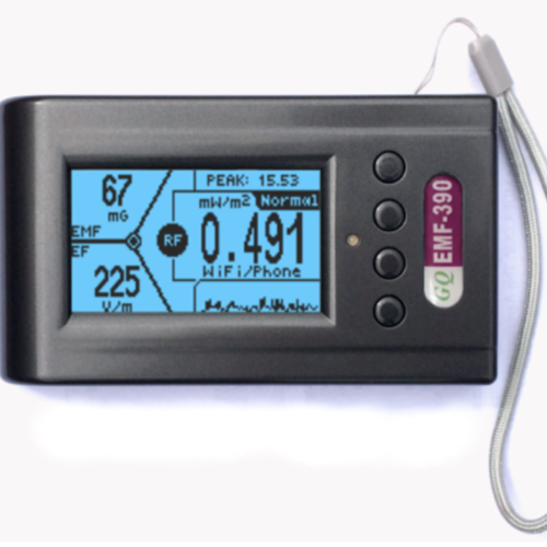 

EMF-390 Advanced 3-in-1 Electromagnetic Radiation Detector Multi-field EMF Meter and RF Spectrum Power Analyzer with Data Logger