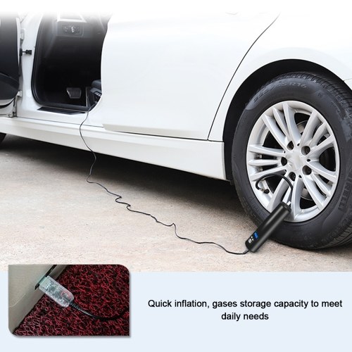 

Portable Air Pump Hand Held Mini Pump Intelligent Gases Pump With Digital Display Multifunctional Air Pump Rechargeable Air Pump Tyre Pump