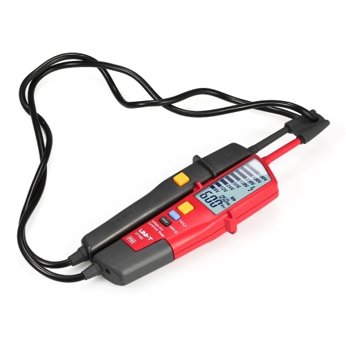 

UNI-T UT18D Auto Range Voltage and Continuity Tester with LCD Backlight Data Hold RCD Test and Self-inspection