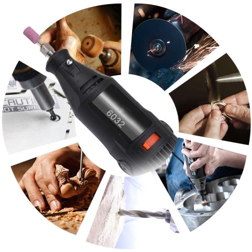 

130W Portable Handheld Multifunction Electric Grinding Tool Set Mini Polishing Tool Set Sanding Carving Tool Kit DIY Tool Sets