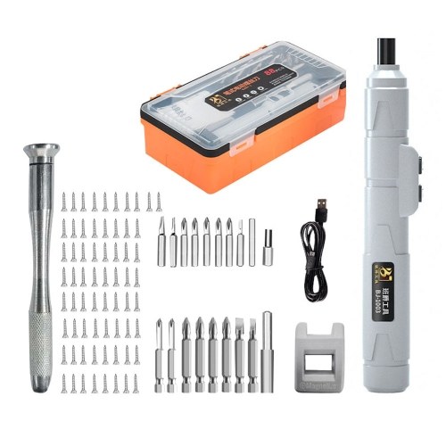 

Cordless USB Rechargeable Electric Screwdriver Mini Power Tool Multifunction Screw Driver for Repairing Clock Electronic Device