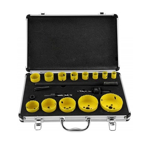 20pcs M42 Steel Hole Saw Set Perforator Core Bit Tapping Tool Accessory Kits for Aluminum Steel Wood Pood