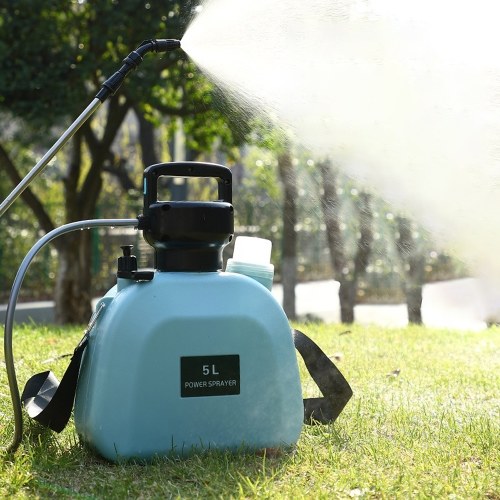 USB Rechargeable Shouldered Sprinkler Handheld Electric Sprayer Multifunctional Garden Plants Sprayer Window Cleaning Tool 8L 