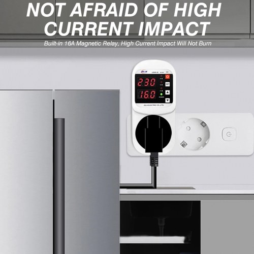 Automatic Voltage and Current Protector Socket LED Display Multifunctional Refrigerator Protecting Socket with Automatic Reset Function 