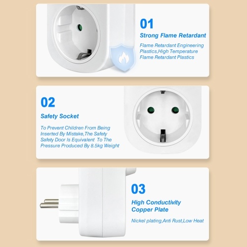 Automatic Voltage and Current Protector Socket LED Display Multifunctional Refrigerator Protecting Socket with Automatic Reset Function 