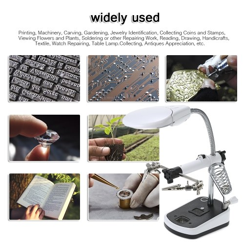 

Magnifier with LED Light 3.5X 10X LED Light Magnifier