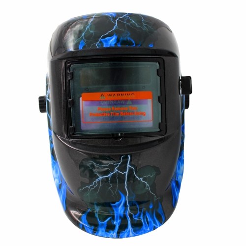 Casco per saldatura ad energia solare Cappuccio oscurante automatico regolabile per maschera di saldatura elettrica Mig Tig Arc Welder Mask