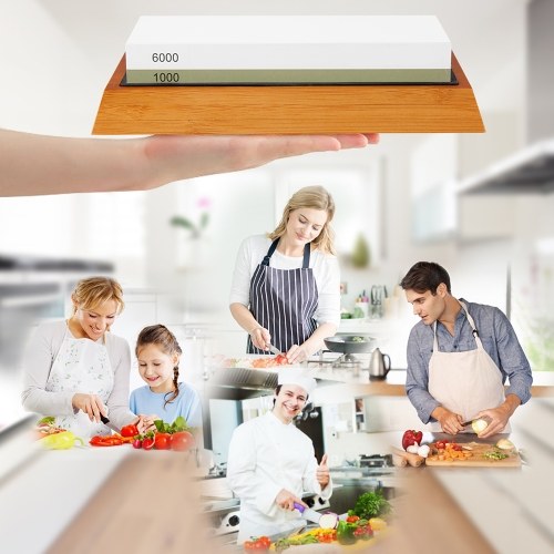

1000/6000 Grits Double-Sided Knife Sharpening Stone set