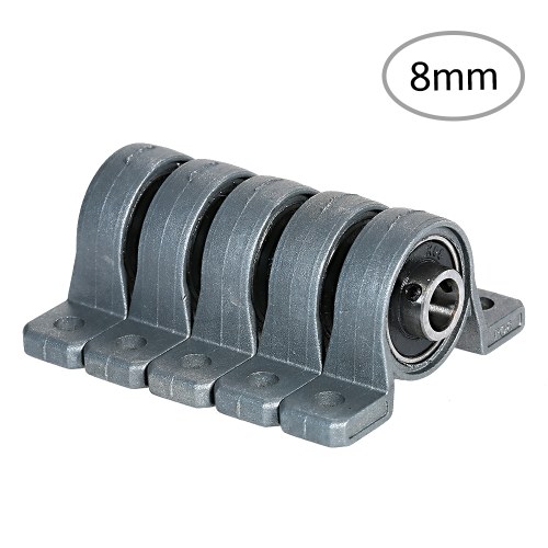 5pcs Pillow Block Bearing Inner Ball Mounted Pillow Block Mounted Pillow Block Bearings Miniature Bearing of 3D Printer Bearing Bracket with Seat Bearing Block Bearing Seat Pillow Bearing Block for 3D Printer Bearing Support 3D Printer Parts & Accessories