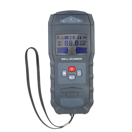 Scanner a parete con sensore a rilevatore di parete multifunzione con ricerca di perni con grande centro digitale in legno LCD Ricerca di perni in metallo e cavo CA