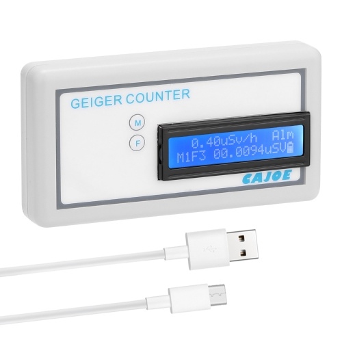 GMV2 Portable Handle Geiger Counter Assembled Nuclear Radiation Detector γ β X Ray with Miller GM Tube