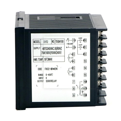 

REX-CH702FK02-MV*ABN Temperature Controller Digital Display 0-400℃ K Type SSR/Relay Output