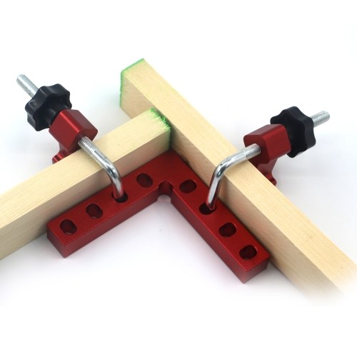 Woodworking Tool Square 90 ° Right Angle Clamp Woodworking Fixed Fixture Woodworking Adjustable Corner Clamping Ruler Right-angle Ruler
