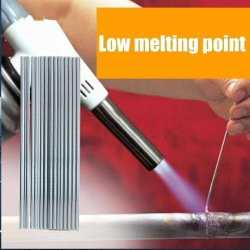 

20Pcs Aluminum Welding Rods Solid Core No Flux Required Low Melting Point Corrosion Resistance