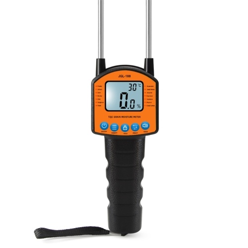 

Grain Moisture Meter LCD Screen with Backlight Grain Moisture Detector for 14 Kinds of Crops Broadcast Function