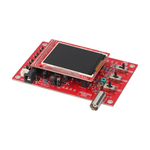 Oscilloscope Kit 2.4 Inch TFT Handheld Pocket-Size Digital Oscilloscope with Protective Case and Probe Electronic Learning Set Fully Assembled 
