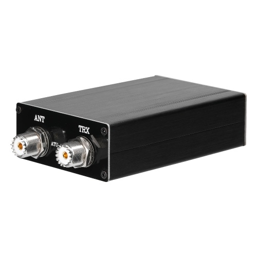 ATU-100-0A 1.8-55MHz Mini Automatic Antenna Tuner 0.91inch OLED Display Aluminum Alloy Outcase with1800MAh Battery 