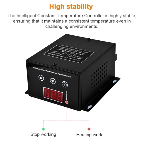 Intelligent Constant Temperature Controller Temperature Adjustable LCD Display Controller Compact Size Manual and Automatically Dual-Control Constant Temperature Controller 