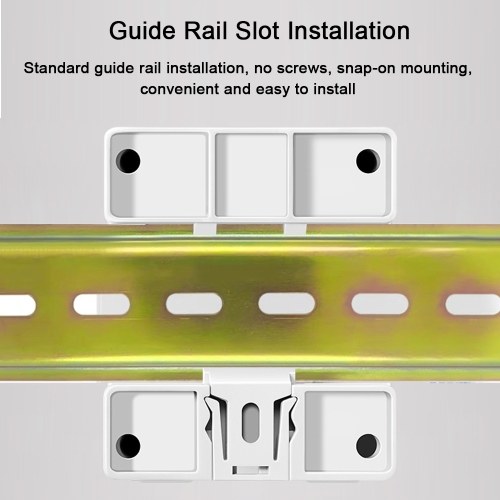 8in1 Power Meter Color Screen 2P Multi-function AC Energy Meter 170-270V/63A Voltage and Current Meter Standard Rail Mounting (without Power Failure Protecting Function) 