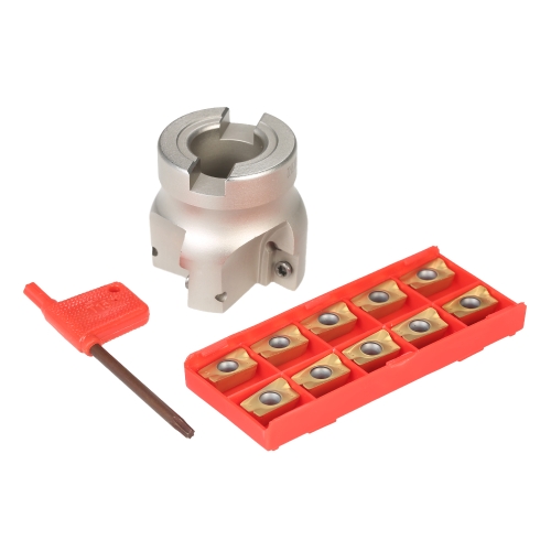 BAP400R-50-22 4 Flute Face End Mill Milling Cutter + 10pcs/box APMT1604 Carbide Inserts + T15 Wrench CNC Milling Machine Tools