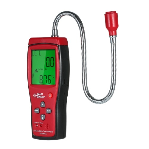 

SMART SENSOR Combustible Gas Detector Digital Combustible Gas Detection Instrument Hand-held Gas Leak Tester