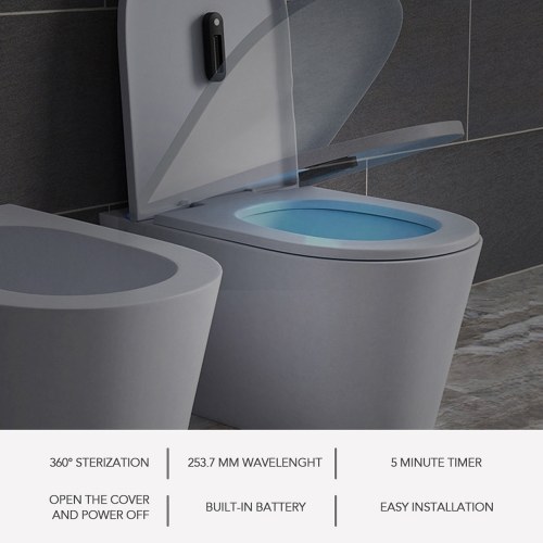 

Indoor Disinfection Lamp Household Cabinet Toilet Portable UV Ultraviolet Sterilization Lamp Ozone Sterilizer Ultraviolet Ozone Double Sterilization