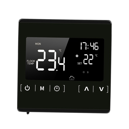 Termostato de pantalla táctil LCD inteligente para el hogar Sistema de calefacción de suelo eléctrico programable Termorregulador de calefacción de agua Controlador de temperatura de CA 85-250V