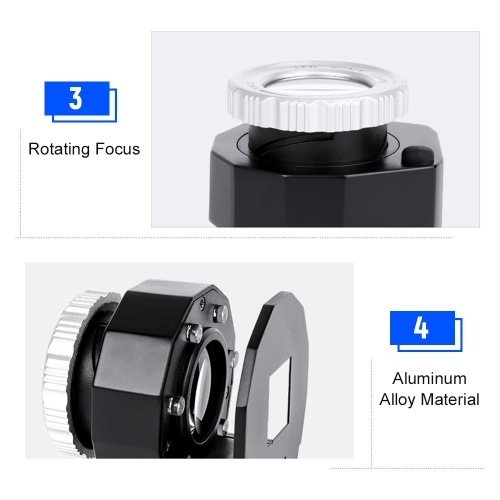 LED Scale Loupe 30X Adjustable Magnification Folding Magnifier Metal Table Type Mirror