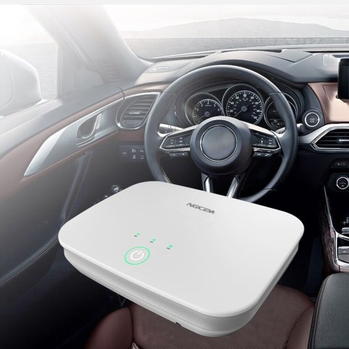 

Professional Car Air Purifier Car Purifier HEPA Filter & Activated Carbon Filter Automotive Air Freshener Eliminate & Filter Allergies Pollen Smoke Dust Pet Dander Odors