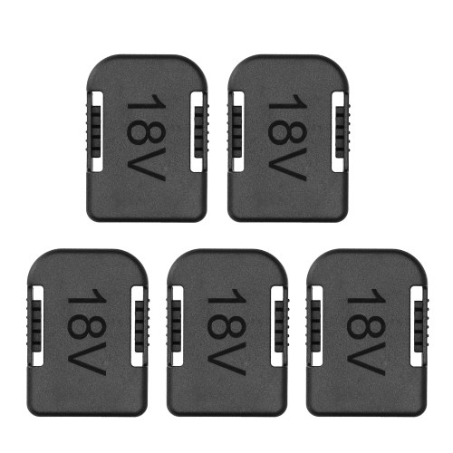 KKmoon 5pcs Lithium-Ion Batteries Storage Bracket Dedicated Battery Clip Battery Mount Dock Holder Replacement for Bo-sch BAT622 BAT609 18V Battery MAK BL1860B BL1850B BL1860 BL1850 18V Battery