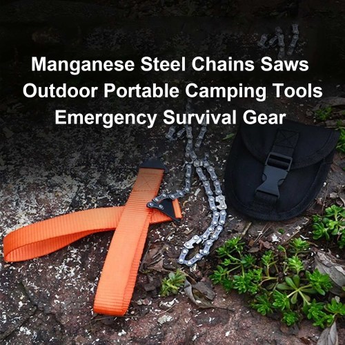 3/8 Thin Tooth Hand Chainsaw Garden Trimming Tools Outdoor Survival Chainsaw Folding Portable Chainsaw