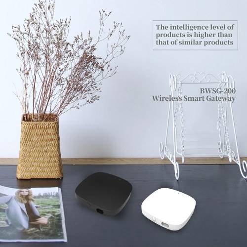 

Tuya ZigBee 3.0 Intelligent Wireless Gate-way Intelligent Home Bridges Multifunction Equipment Linkage Central Control Work with Tuya ZigBee Devices Compatible with Alexa Google Home