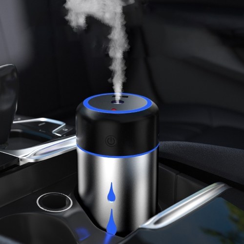 

Car Humidifier Air Humidifier USB Humidifier Two Spray Modes Portable Air Purifier Diffuser with Colorful LED Lights 285ml Water Tank
