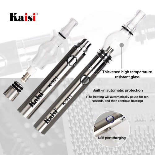 

Kaisi K-S21 Pen Type Rosin Atomization Machine Short Circuit Detector Electronic Component Motherboard Short Circuit Detection Tool Portable Mobilephone Maintenance Rosin Pen No Need Soldering Iron