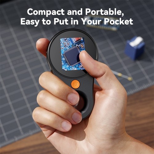 2.0inch Digital Handheld Microscope 1080P 500X Video Coin Microscope with Magnifying Glass and 8 LEDs for Electronics Coins Jewelry Watch Repairs 