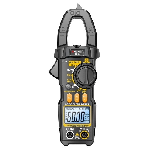 ANENG PN108 Digital Clamp Meter Voltage Current Tester Professional 6000 Counts Multimeter with LCD Display Diode Temperature Hz Ohm Capacitance Tester 