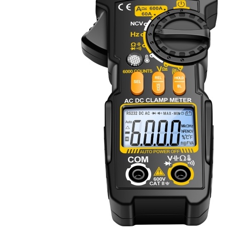 ANENG PN108 Digital Clamp Meter Voltage Current Tester Professional 6000 Counts Multimeter with LCD Display Diode Temperature Hz Ohm Capacitance Tester 