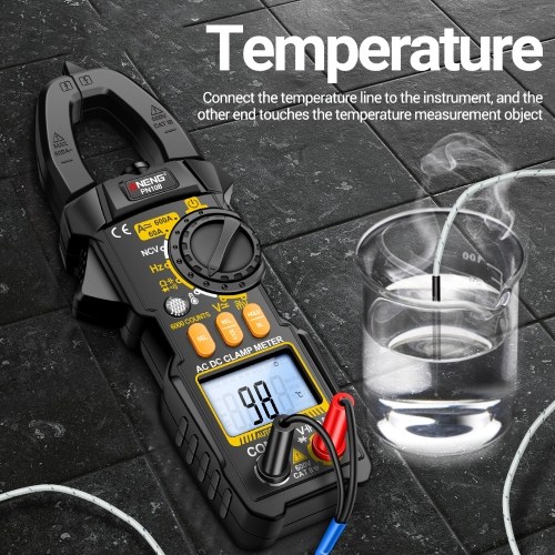 ANENG PN108 Digital Clamp Meter Voltage Current Tester Professional 6000 Counts Multimeter with LCD Display Diode Temperature Hz Ohm Capacitance Tester 
