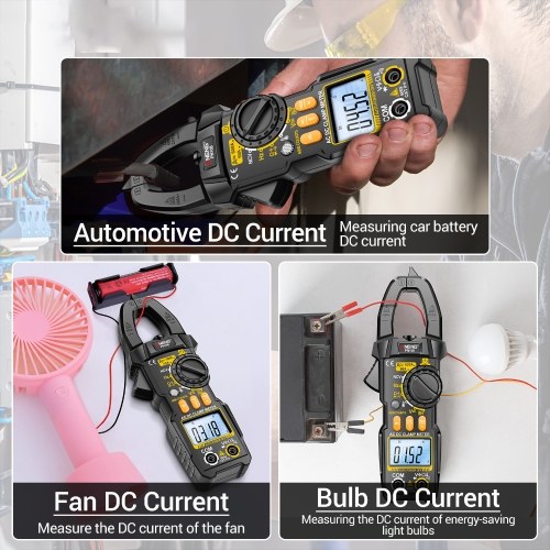 ANENG PN108 Digital Clamp Meter Voltage Current Tester Professional 6000 Counts Multimeter with LCD Display Diode Temperature Hz Ohm Capacitance Tester 