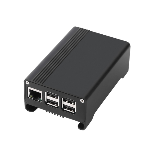 

Aluminum Alloy Protective Case Housing Shell Enclosure Box for Raspberry Pi 3, Pi 2 and B+ with Cooling Fan