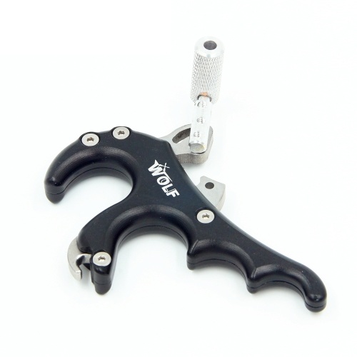 Composite Metal 4 Finger Griff Caliper Pfeil Release Aids