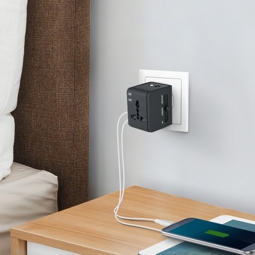 

Universal Travel Power Adapter Worldwide All in One Plug Socket Converter