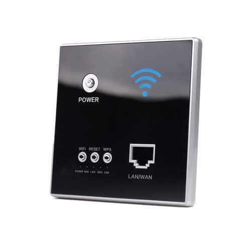 300Mbps Power AP Relay Intelligent Wireless WIFI Repeater Extender Wand Eingebettetes 2,4GHz Router Panel