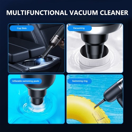 Multifunctional Car Vacuum Cleaner Portable Brushless Motor 98000rpm Vacuum Cleaner Home Cordless Dual Use Vacuum Cleaner High Power Vacuum Cleaner with LED Light