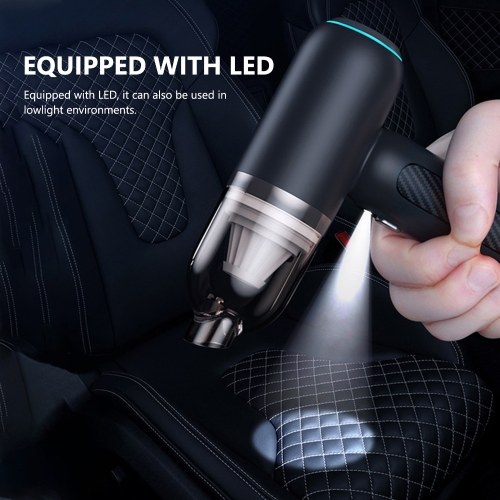 Multifunctional Car Vacuum Cleaner Portable Brushless Motor 98000rpm Vacuum Cleaner Home Cordless Dual Use Vacuum Cleaner High Power Vacuum Cleaner with LED Light