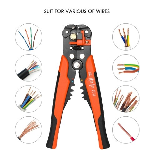 

Multi-functional 8" Self-adjusting Cable Wire Stripper